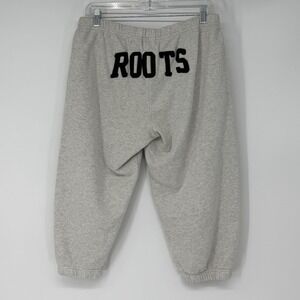 Roots 73 Athletics Grey Heathered Sweatpants Joggers Logo Womens Size L